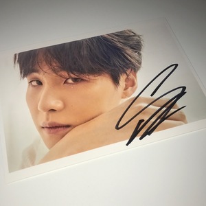 SUGA(BTS)* Korea sale [LOVE YOURSELF.'TEAR']U ver. steel photograph (2L size )* autograph autograph 
