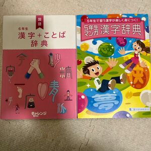 進研ゼミ　小学5年6年 漢字辞典 ことば辞典　こどもチャレンジ　2冊セット