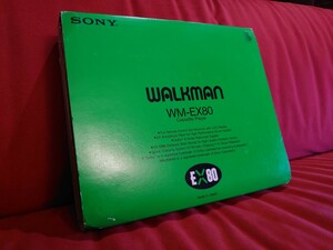 【SONY】WM-EX80 MDR-E472　WALKMAN PORTABLE CASSETTE PLAYER ソニー ウォークマン ポータブル カセットプレーヤー イヤホン