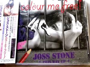 名盤 Joss Stone Colour Me Free 日本国内盤帯付　R&B/ヒップ・ホップ界からのみならず、ロックやフュージョン界からも大物が参戦