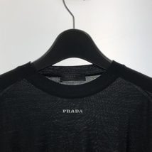 【中古】PRADA　AMA2　20221507　　シースルーニットTOP プラダ ブラック[240017607905]_画像5