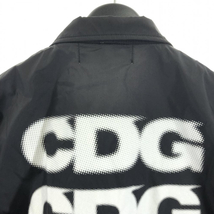 【中古】COMME des GARCONS AD2019 CDG バックプリントコーチジャケット サイズM ブラック コムデギャルソン[240017608981]_画像8