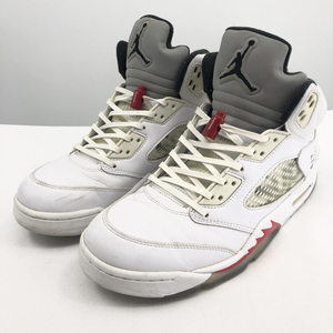 【中古】NIKE × Supreme AIR JORDAN5 RETRO SUPREME 824371-101 サイズ28cm ナイキ × シュプリーム[240017605205]