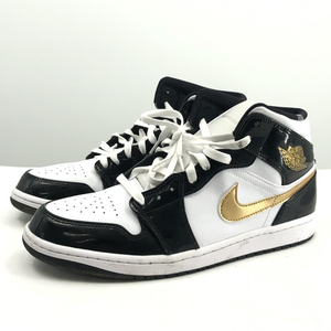 【中古】NIKE AIR JORDAN 1 MID SE Metalic Gold サイズ28.5cm 852542-007ナイキ エアジョーダン1 ミッド SE [240017609583]