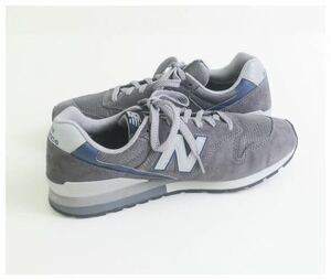 【未使用・箱アリ】ニューバランス newbalance nb cm996 メンズ スニーカー 27.5 27グレー 灰色 ネイビー スエード 996 cm996RM2