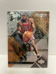NBAカード　ランディ・ブラウン　RANDY BROWN BLACK DIAMOND UPPER DECK 2000【シカゴブルズ】