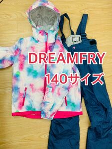 DREAMFLY スノーボードウェア　キッズ　140cm スノボ　上下セット