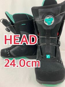 HEAD ヘッド スノーボードブーツ　ブーツ　24cm BOA ボア　スノボ