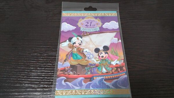 ディズニーシー　21周年グッズ　ポストカード