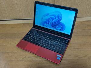 【タッチパネル液晶】NEC LaVie LS550/M (Windows11/15.6インチ/Core i5-3230M/8GB/SSD128GB+HDD1TB/Wi-Fi/Blu-ray/カメラ/Bluetooth）