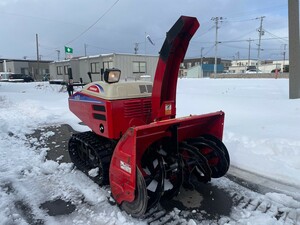 青森市発☆除雪機　ヤンマー　YSR102　１０馬力　HST　サイドクラッチ　電動シューター　配送はご相談ください。