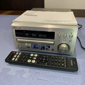 DENON デノン CDレシーバー RCD-M40 純正リモコン RC-1204 取扱説明書 付属