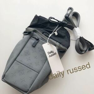 [ new goods ]tei Lee Russet waterproof pouch shoulder bag pet bottle holder Daily russet keep cool heat insulation water-repellent shoulder bag gray 