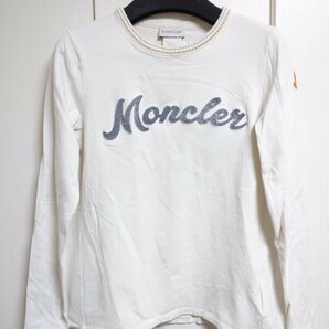 モンクレール MONCLER Tシャツ ロングTシャツ MAGLIA T-SHIRT 白 14 164cm D29548068850 87275 ZEIZIOMKの画像1