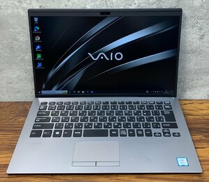 1円～ ●SONY VAIO Pro PK / Core i3 8145U (2.10GHz) / メモリ 4GB / SSD 128GB / 14型 フルHD (1920×1080) / Windows10 Pro 64bit