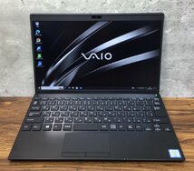 1円～ ●SONY VAIO Pro PJ / Core i5 8265U (1.60GHz) / メモリ 8GB / SSD 256GB / 12.5型 フルHD (1920×1080) / Windows10 Pro 64bit_画像1