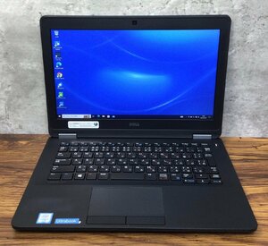 1円～ ●DELL LATITUDE E7270 / Core i5 6300U (2.40GHz) / メモリ 8GB / SSD 256GB / 12.5型 HD (1366×768) / Windows10 Pro 64bit