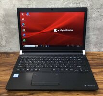 1円～ ●dynabook R73/M / Core i7 7600U (2.80GHz) / メモリ 16GB / SSD 256GB / 13.3型 フルHD (1920×1080) / Windows10 Pro 64bit_画像1