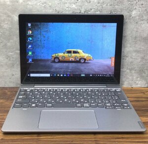 1円～ ●LENOVO IdeaPad D330 / Celeron Ｎ4000 (1.10GHz) / メモリ 4GB / eMMC 64GB / 10.1型 WXGA (1280×800) / Windows10 Pro 64bit