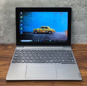 1円～ ●LENOVO IdeaPad D330 / Celeron Ｎ4000 (1.10GHz) / メモリ 4GB / eMMC 64GB / 10.1型 WXGA (1280×800) / Windows10 Pro 64bit