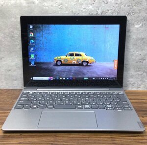 1円～ ●LENOVO IdeaPad D330 / Celeron Ｎ4000 (1.10GHz) / メモリ 4GB / eMMC 64GB / 10.1型 WXGA (1280×800) / Windows10 Pro 64bit