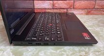 1円～ ●LENOVO THINKPAD E595 / Ryzen 5 3500U (2.10GHz) / メモリ 8GB / NVMe SSD 128GB / 15.6型 HD (1366×768) / Windows10 Pro 64bit_画像7