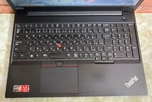 1円～ ●LENOVO THINKPAD E595 / Ryzen 5 3500U (2.10GHz) / メモリ 8GB / NVMe SSD 128GB / 15.6型 HD (1366×768) / Windows10 Pro 64bit_画像6