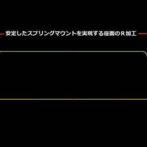 スズキ ジムニー コイルスプリングスペーサー 10mm 1個 JB23 33 43 JB64 74 シエラ トライフォース製 クロカン リフトアップの画像6