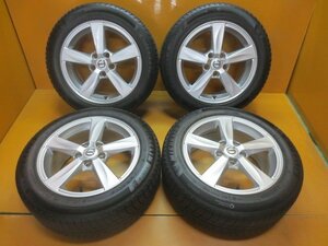 ☆スピスタ☆スタッドレスセット　VOLVO純正 美品!! オマケ ナット付き　ボルボ V40　205/55R16　7J　+50　108-5　4本 R16993ST　中古 17