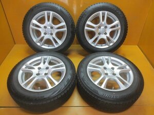 ☆スピスタ☆スタッドレスセット マナレイスポーツ ユーロスピード コンパクトカー アクア フィット 175/65R15 6J +38 100-4 4本 R151476ST