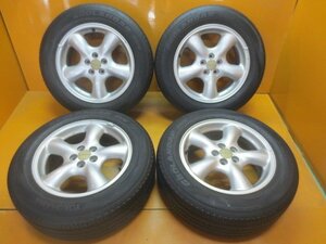 ☆スピスタ☆タイヤホイール　スバル純正　フォレスター　215/60R16　16インチ　6.5J　+48　100-5　4本　中古　R161001　19