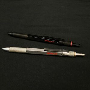 EBe441A06 rotring ロットリング 600 ボールペン シャーペン シャープペンシル シルバーカラー ブラック 0.5mm 2点 まとめ