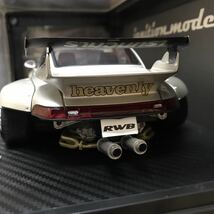 ignition model イグニッションモデル IG2718 1/18 RWB PORSCHE 993 Silver RAUH-Welt BEGRIFF ポルシェ シルバー 911 中井 啓_画像7