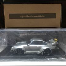 ignition model イグニッションモデル IG2718 1/18 RWB PORSCHE 993 Silver RAUH-Welt BEGRIFF ポルシェ シルバー 911 中井 啓_画像3