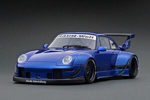 ignition model イグニッションモデル IG1955 1/18 RWB PORSCHE 993 Blue Metallic RAUH-Welt BEGRIFF ポルシェ 中井 啓 ブルーメタリック