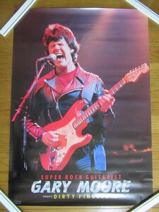  подлинная вещь Gary * Moore постер 59.5cm×84cm спойлер k гитара список не продается 