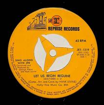 C00194138/EP/ケネディ大統領とコーラス「Let Us Begin Beguine 自由の賛歌 / Alliance For Progress Bossa Nova 世界は一つ (1963年・JE_画像3