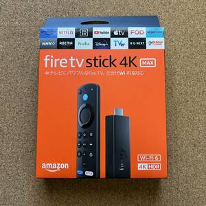 送料無料　新品未開封　Fire TV Stick 4K Max Alexa対応音声認識リモコン(第3世代)付属　【Wi-Fi6 4K HDR】