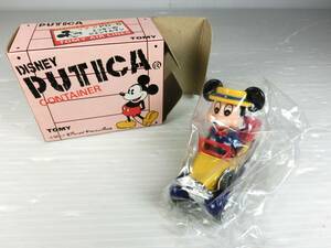 n158 ☆ 希少【未使用】DISNEY PUTICA/ディズニー プチカ★ミッキーのジェントルマン PD-5★TOMY/トミー ミニカー 最終出品 ☆