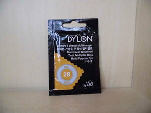 DYLON マルチ (衣類 繊維用染料) 5g col.28　オールドゴールド　③