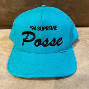 supreme posse cap 08a/w 激レア　初期　シュプリーム　キャップ