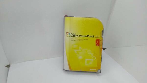 ●Microsoft Office PowerPoint 2007 パワーポイント 日本語版 中古 プロダクトキー付