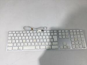 ◇Apple Keyboard/USB有線☆テンキー付き/日本語配列/A1243作動品【F2】