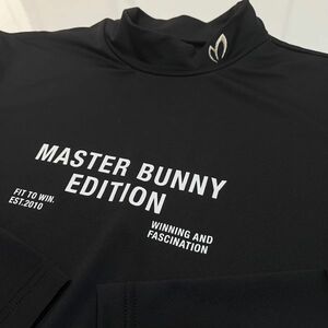 ≪新品・正規品　希少サイズ7≫ マスターバニーエディション（MASTER BUNNY EDITION）メンズ長袖モック カットソー BK（サイズ7）