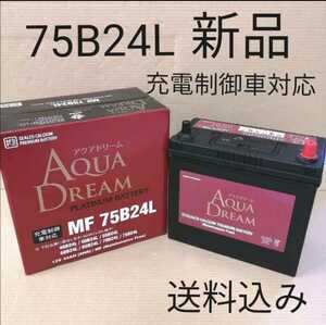 【新品 送料込み】75B24L バッテリー/沖縄、離島エリア不可/46B24L/500B24L/55B24L/60B24L/65B24L/等対応サイズ