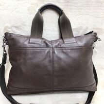 COACH レザー 2way トートバッグ ショルダーバッグ ビジネスバッグ コーチ_画像3