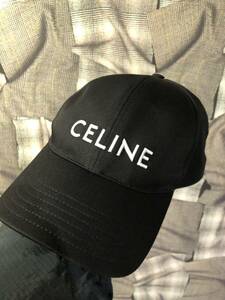 23年11月購入 ★ CELINE セリーヌ ★ 正規品 ★ ベースボールキャップ 2AUS9242N サイズL ブラック　FK