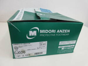 未使用　MIDORI　ミドリ安全　安全靴　27.5cm　CJ020