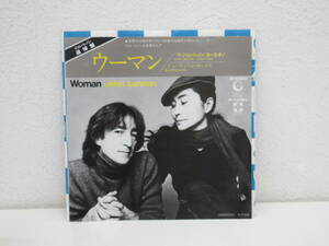 EPレコード　「Woman / Beautiful Boys」　John Lennon ＆ Yoko Ono　ジョン・レノン&ヨーコ・オノ　P-1502J　1981年