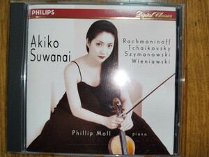 国内PHILIPS PHCP11001諏訪内晶子/チャイコフスキー、シマノフスキ、ラフマニノフ、ヴィエ二ャフスキ　名演奏